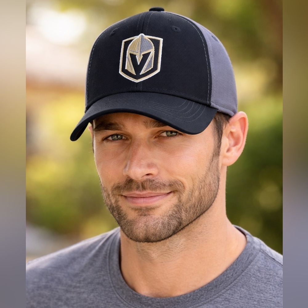 Vegas Golden Knights Palms Embroidered Two-Tone Baseball Cap One Size